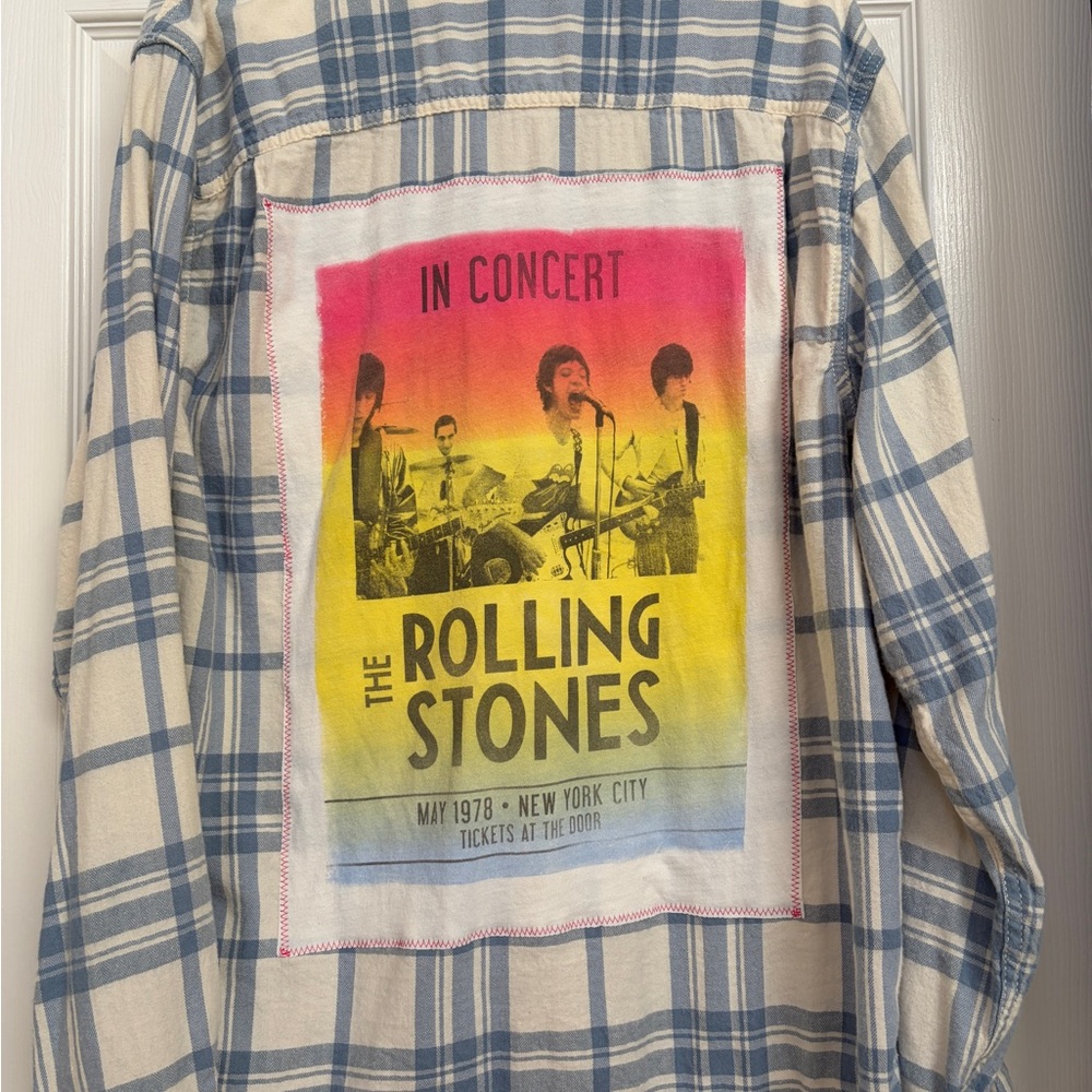 Rolling Stones Concert Flannel